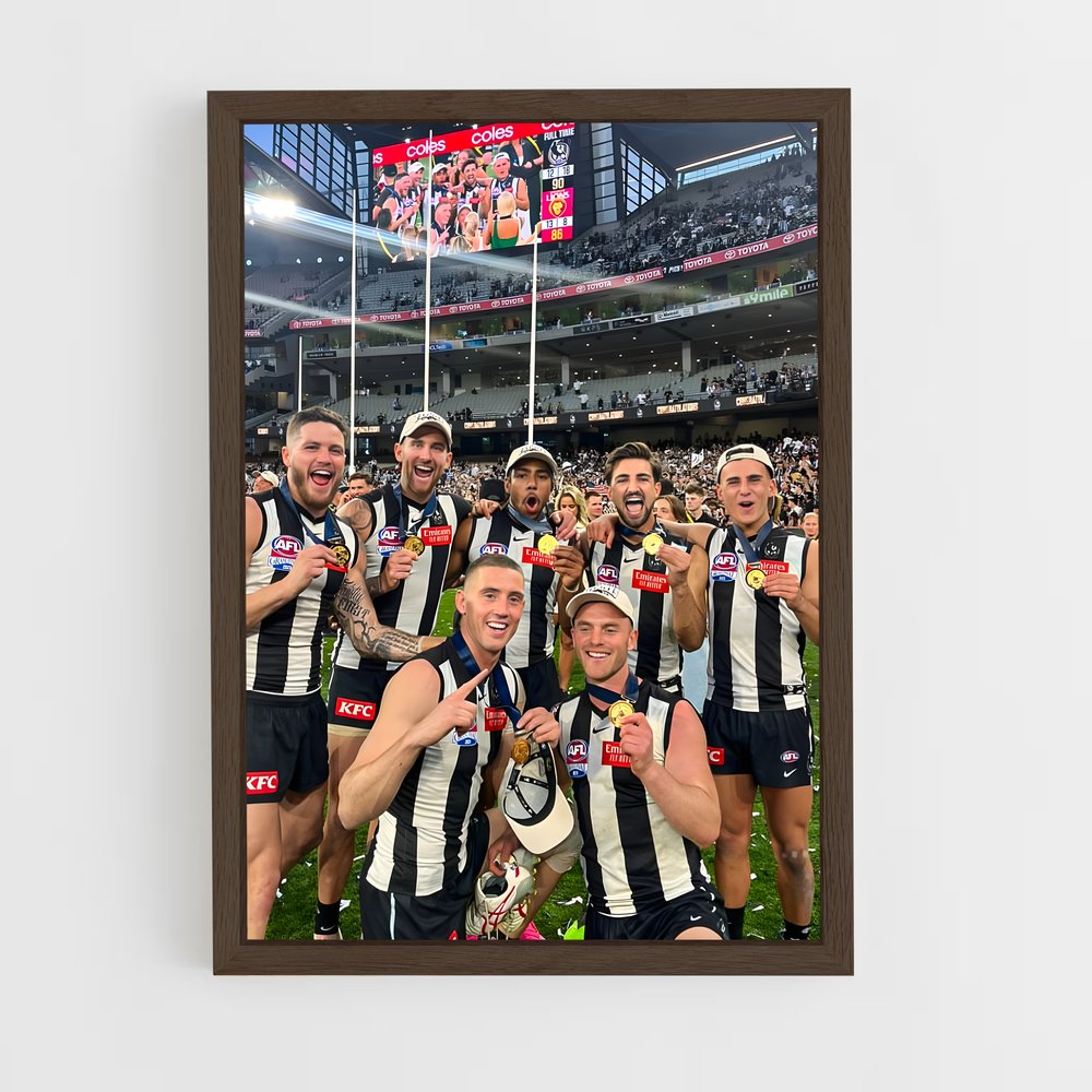 Poster Celebration Magpie – affiche Football australien (vue 5)